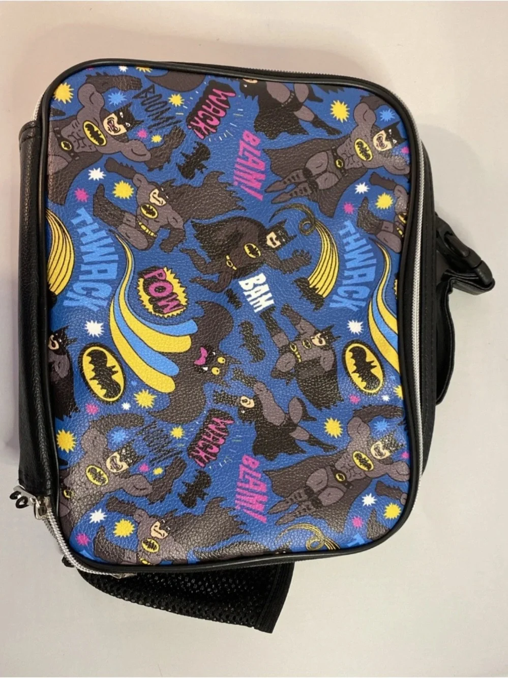 New-  Set Of 2 School Backpack And Lunch Bag Batman DC